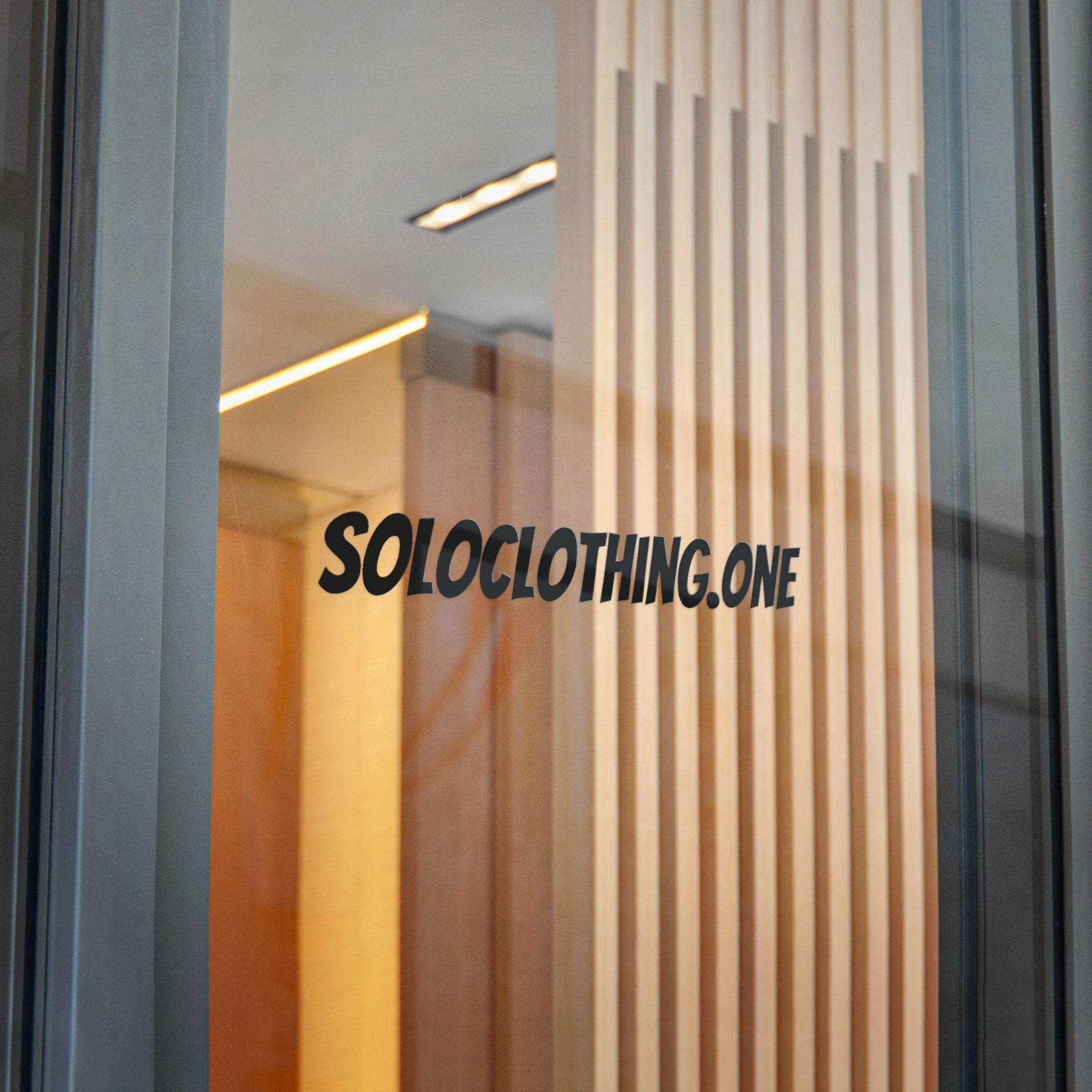 Soloclothing.one  Die-Cut Sticker