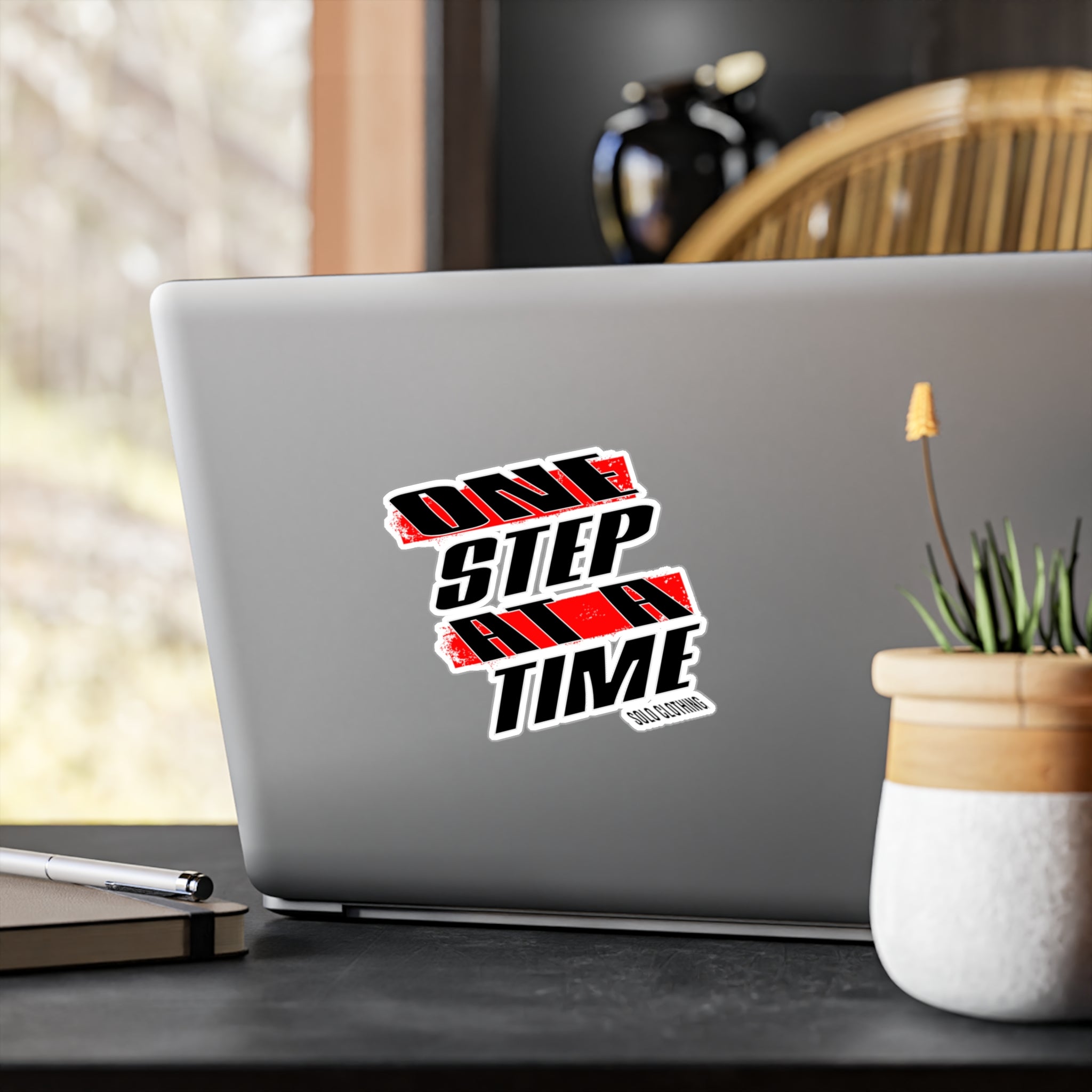 one step at a time Sticker