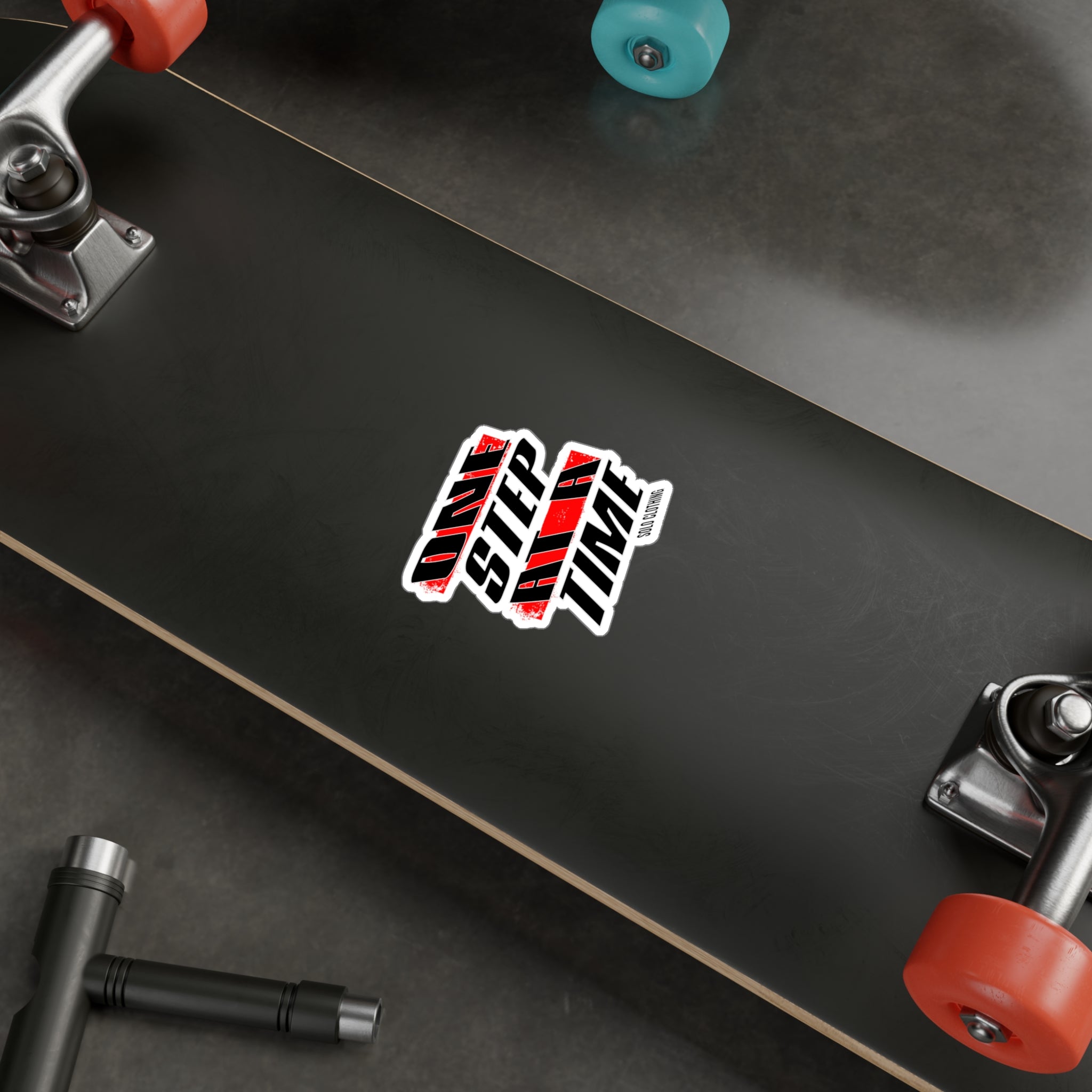 one step at a time Sticker