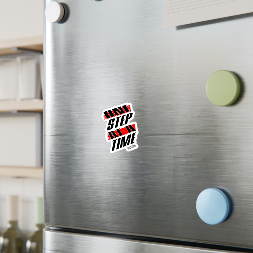 one step at a time Sticker