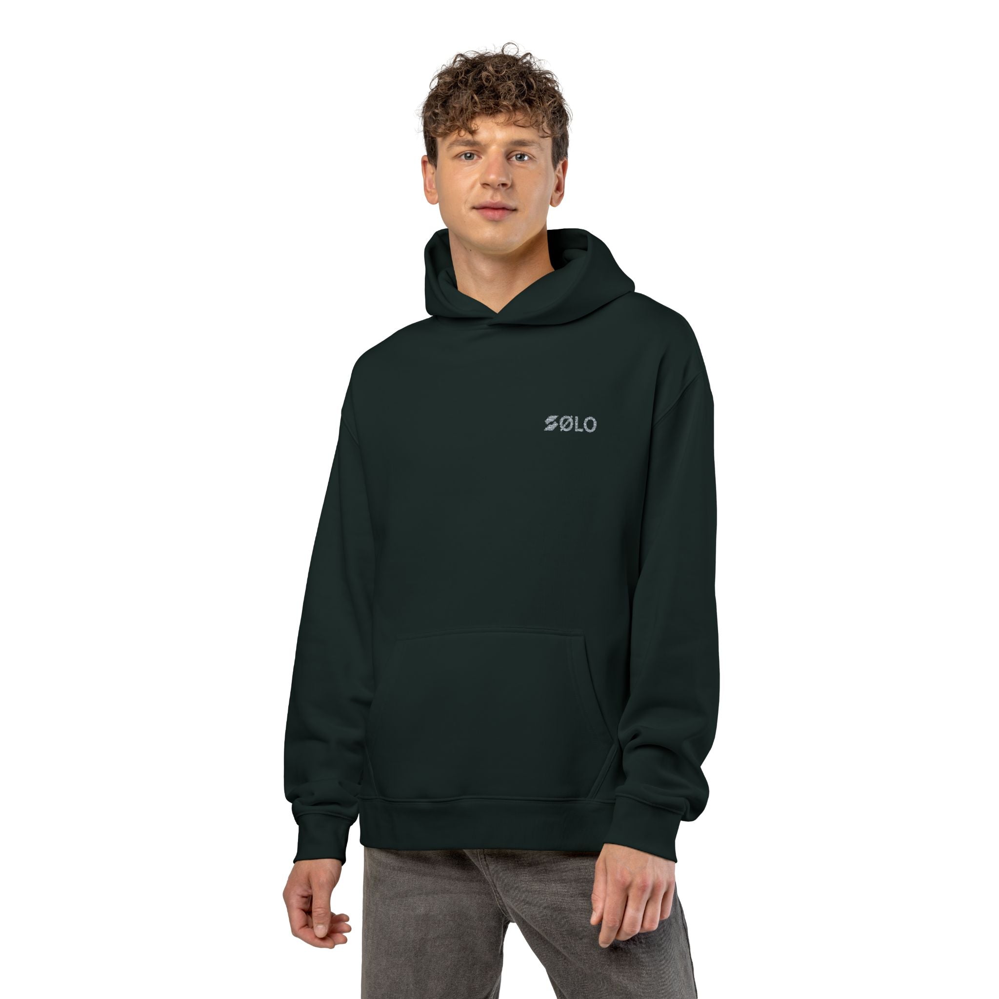 Solo minimal | Small Chest Text Sweatshirt