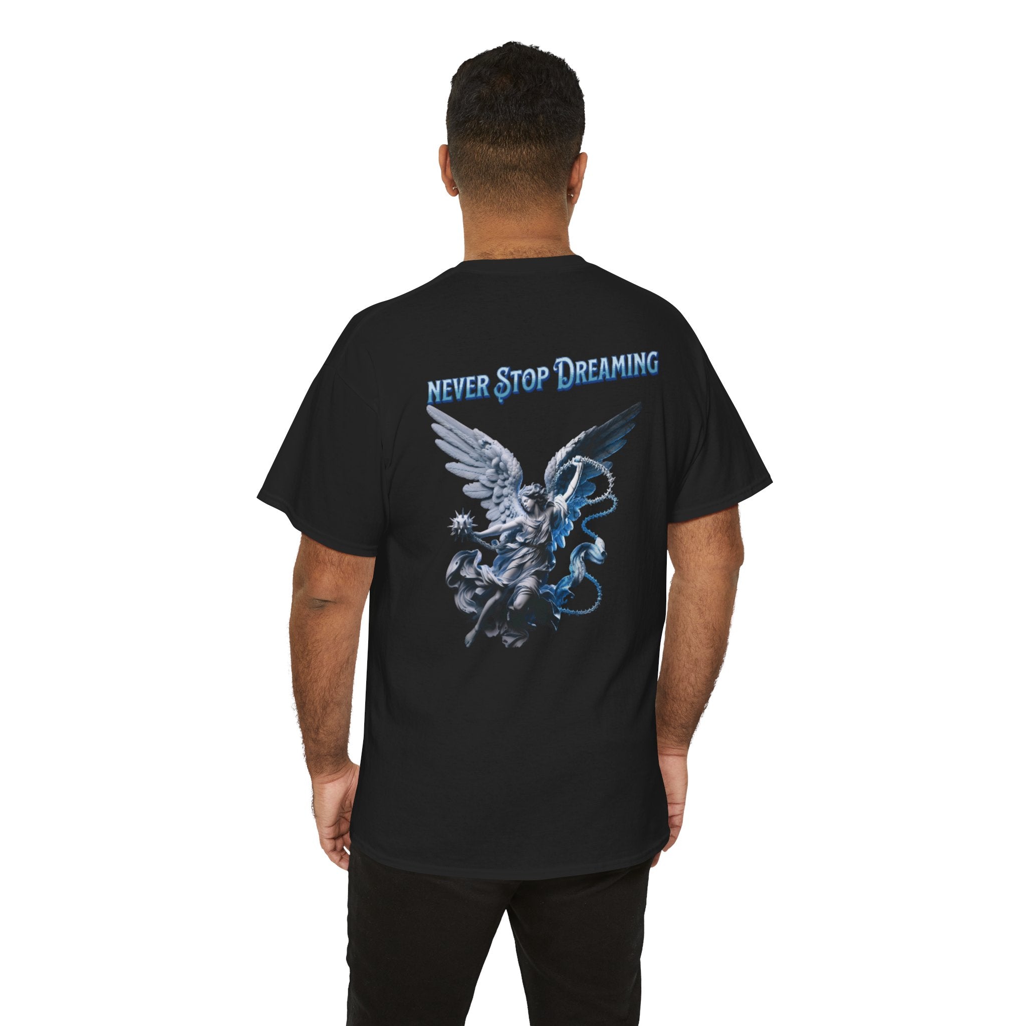 Never Stop Dreaming: Angel Graphic Tee | Angel Wings