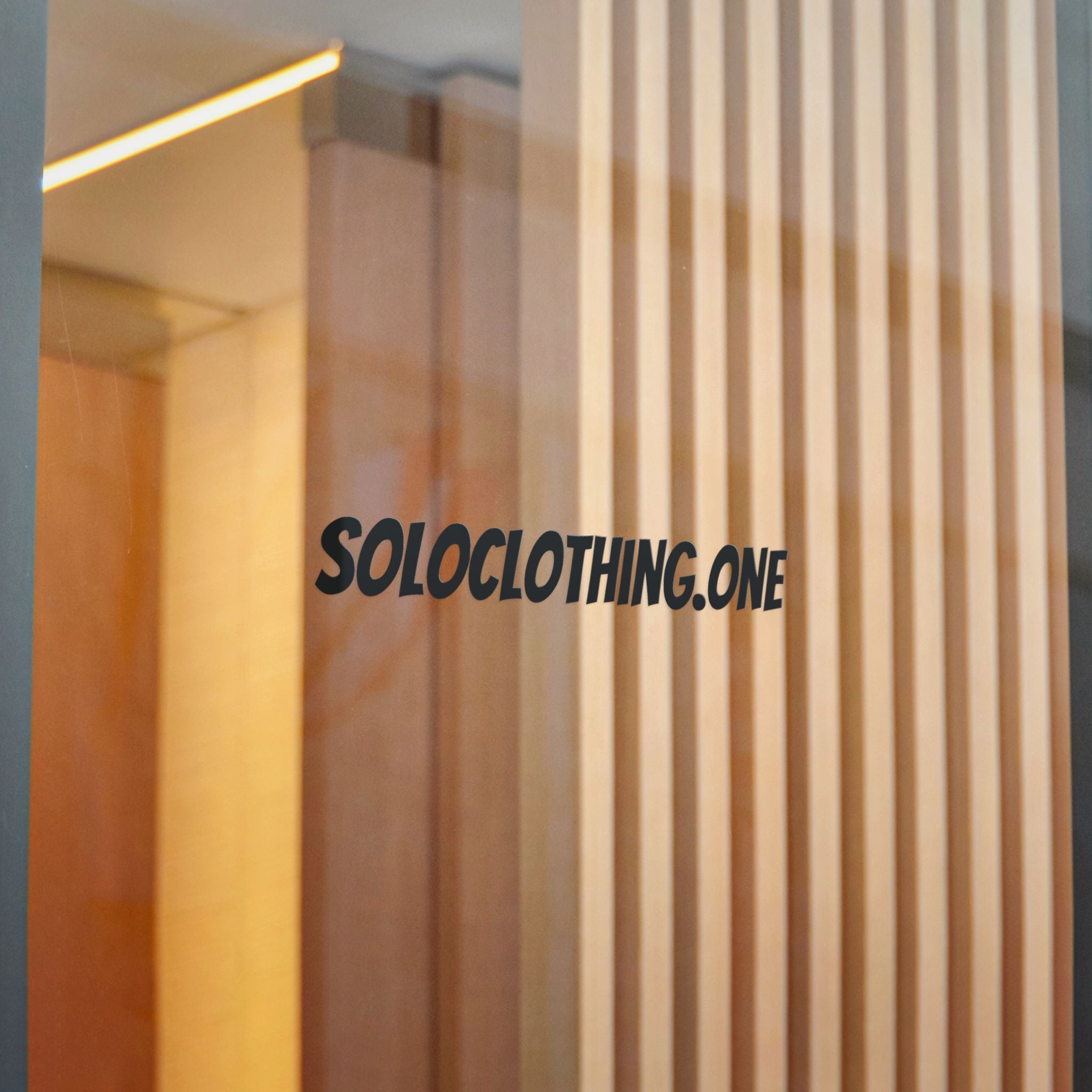 Soloclothing.one  Die-Cut Sticker