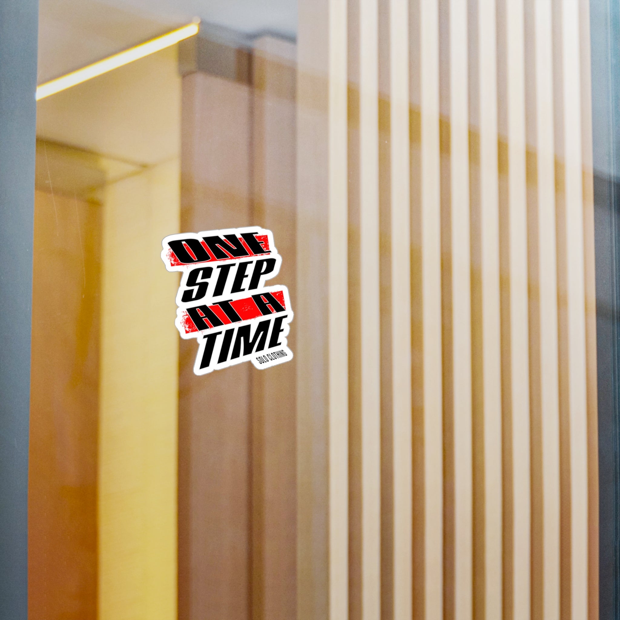 one step at a time Sticker
