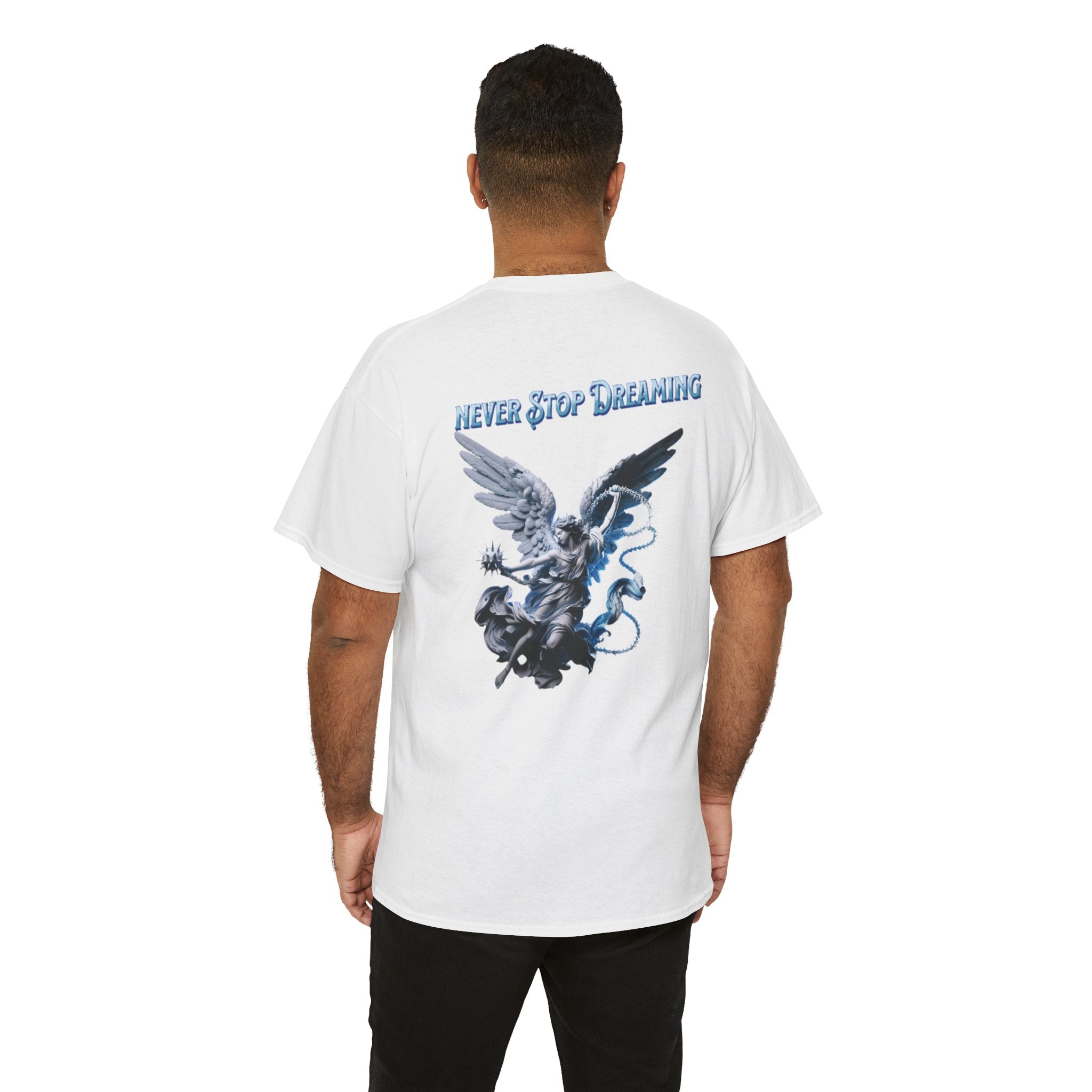 Never Stop Dreaming: Angel Graphic Tee | Angel Wings