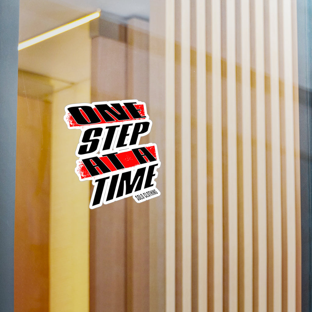 one step at a time Sticker