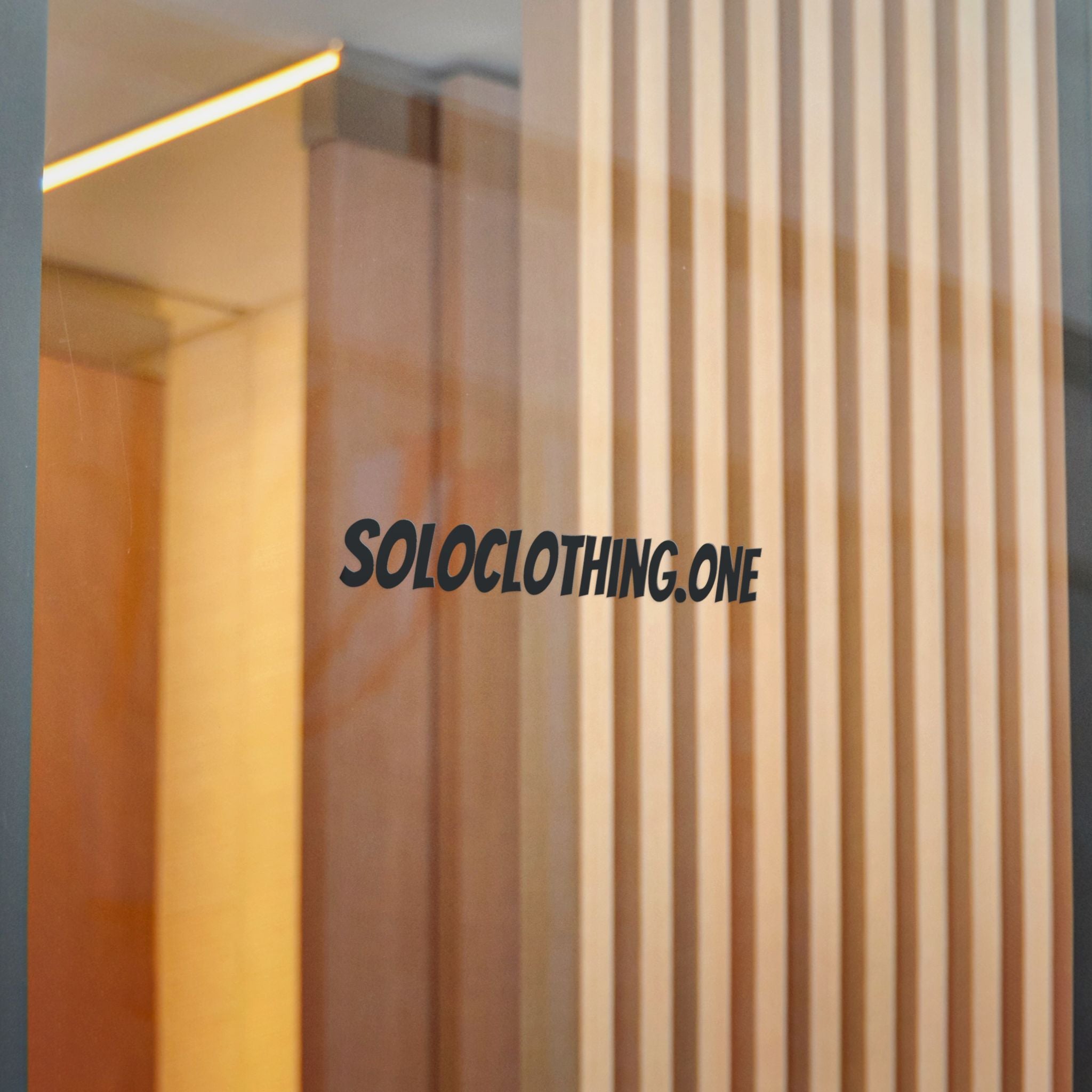 Soloclothing.one  Die-Cut Sticker