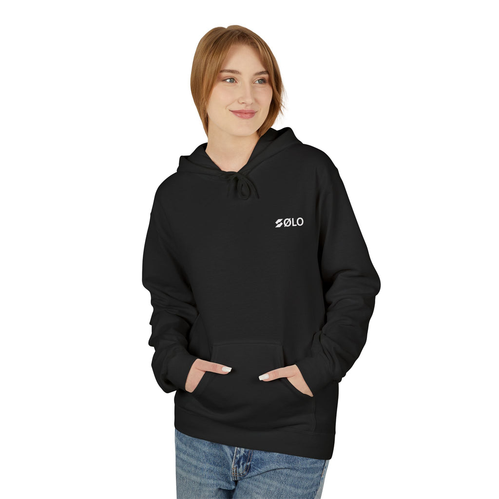 Hoodie — "Scared Money Don't Make Money" Minimalist Cash-Quote Pullover