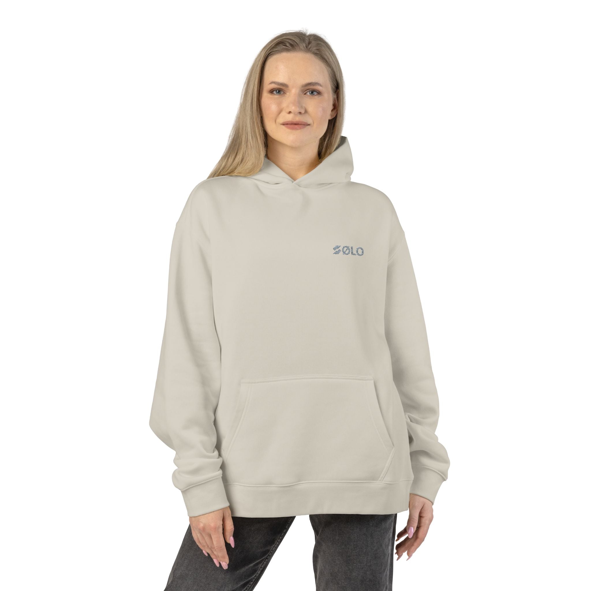 Solo minimal | Small Chest Text Sweatshirt