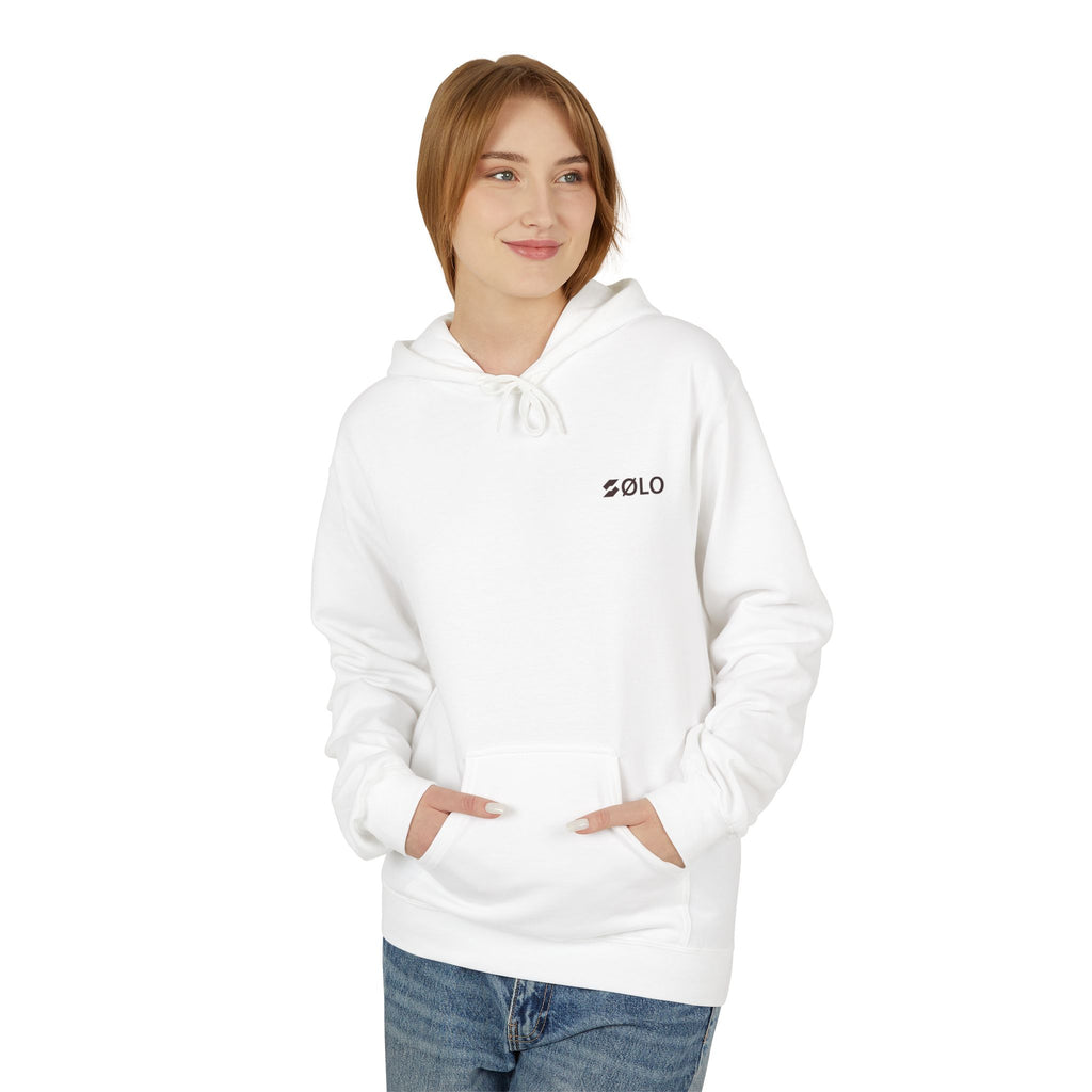 Hoodie — "Scared Money Don't Make Money" Minimalist Cash-Quote Pullover