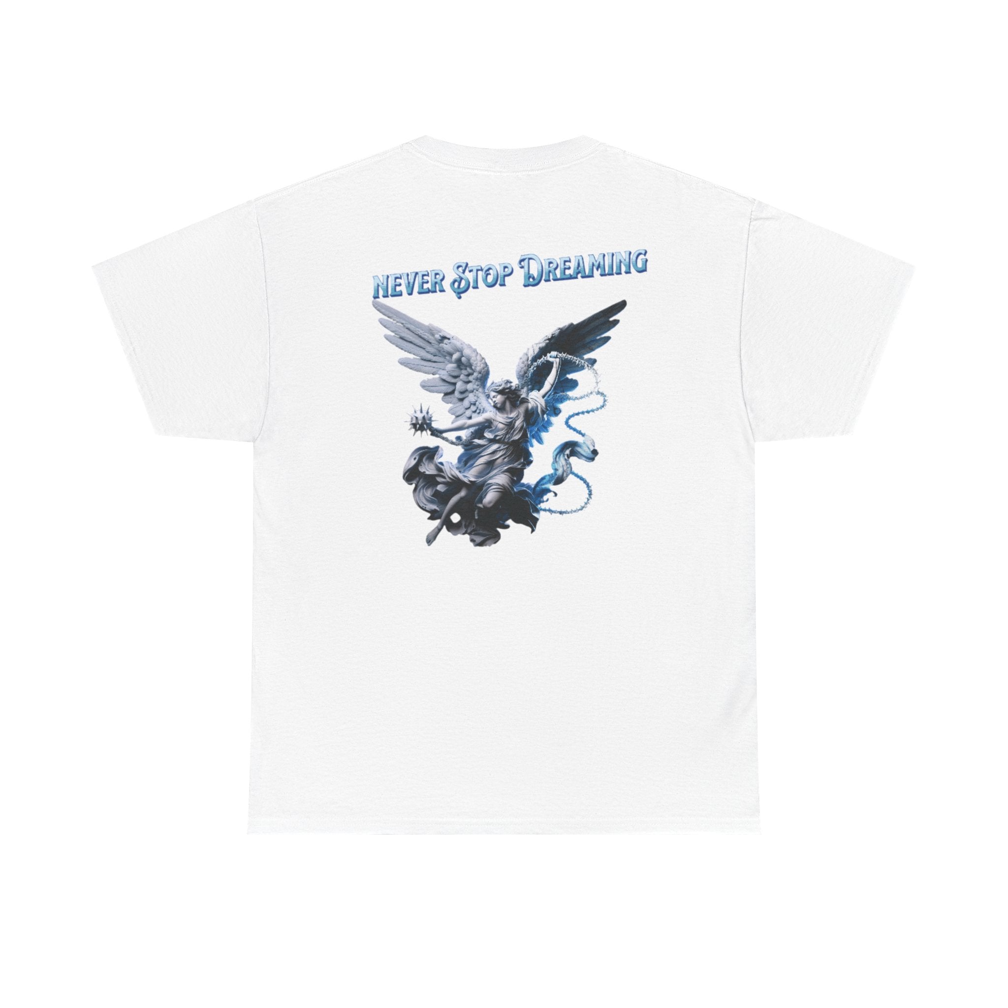 Never Stop Dreaming: Angel Graphic Tee | Angel Wings