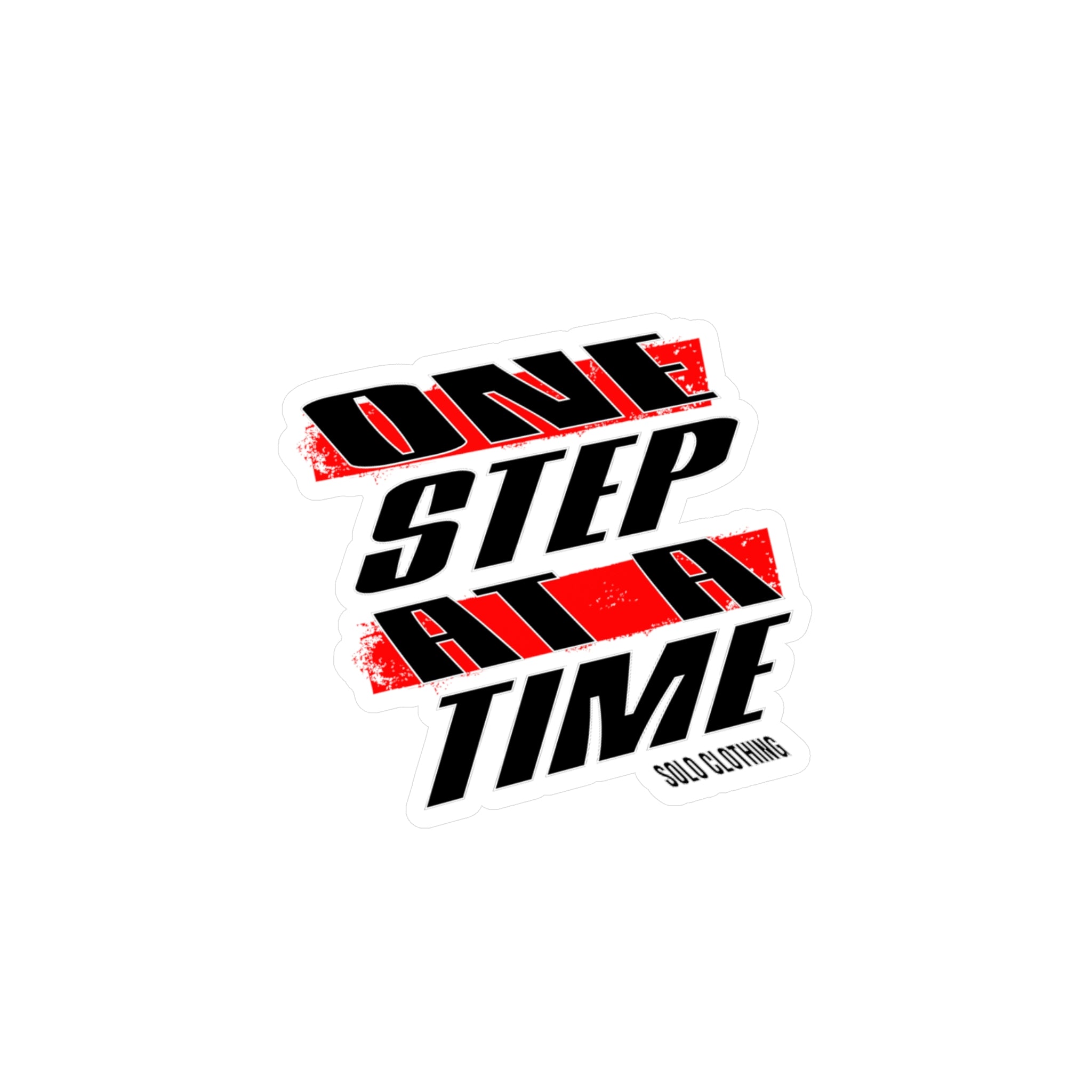 one step at a time Sticker