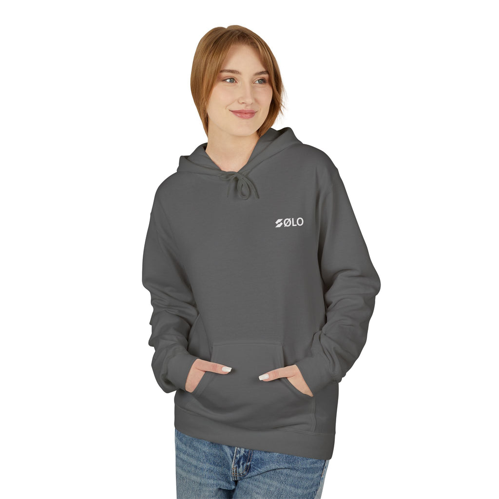 Hoodie — "Scared Money Don't Make Money" Minimalist Cash-Quote Pullover