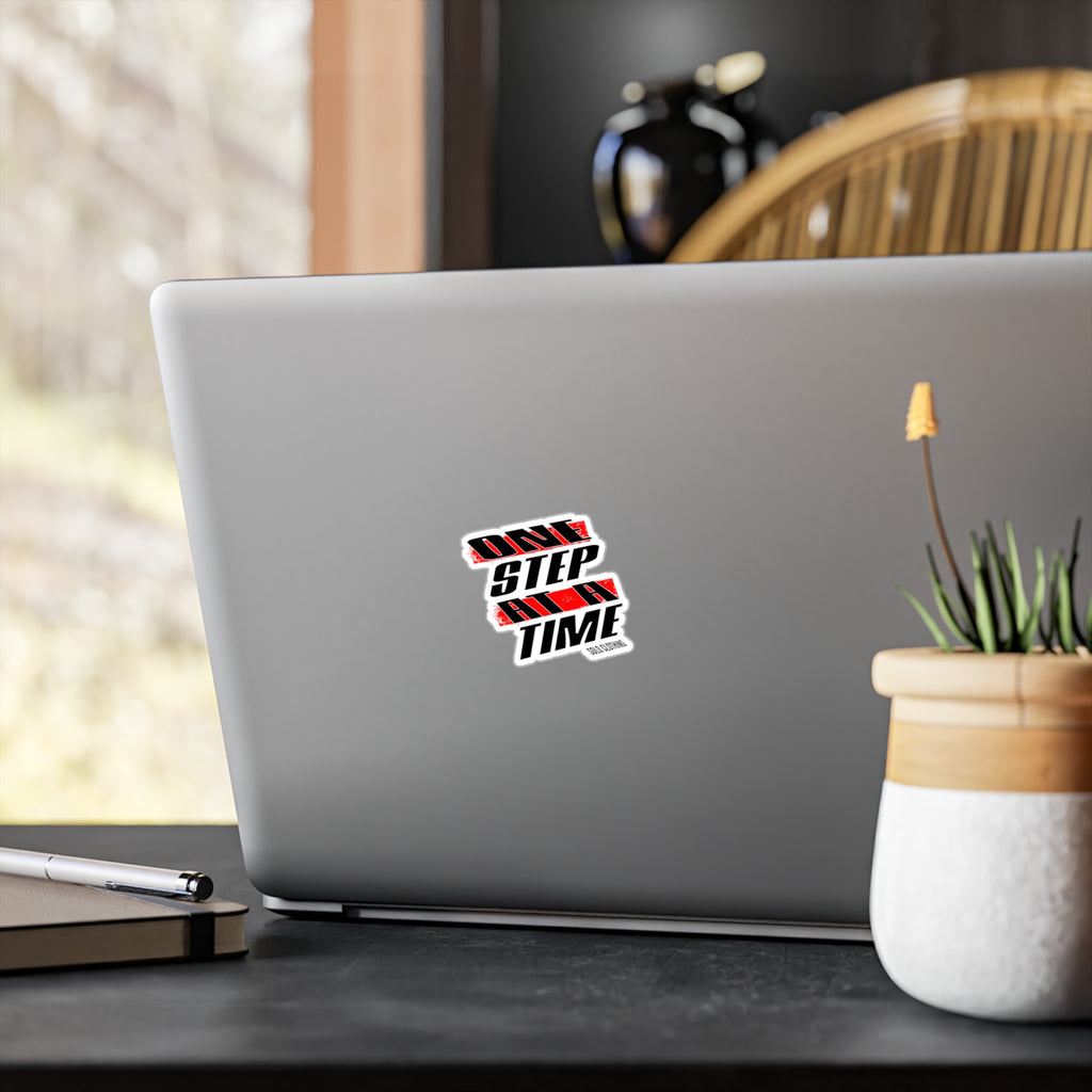 one step at a time Sticker