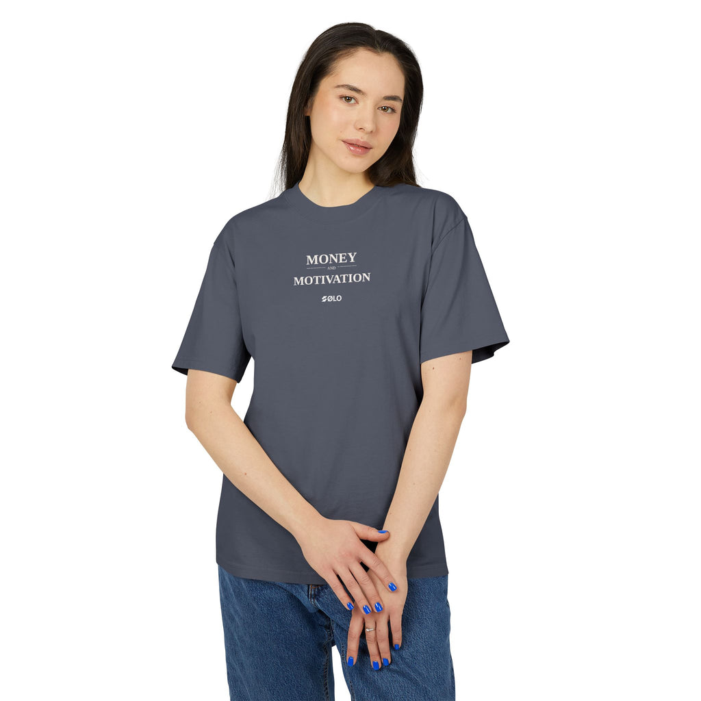 Money & Motivation Tee — Casual Everyday Graphic Shirt