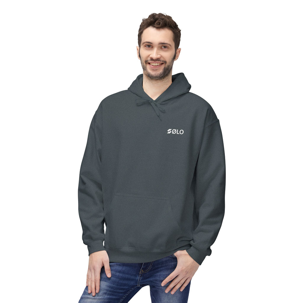 Hoodie — "Scared Money Don't Make Money" Minimalist Cash-Quote Pullover