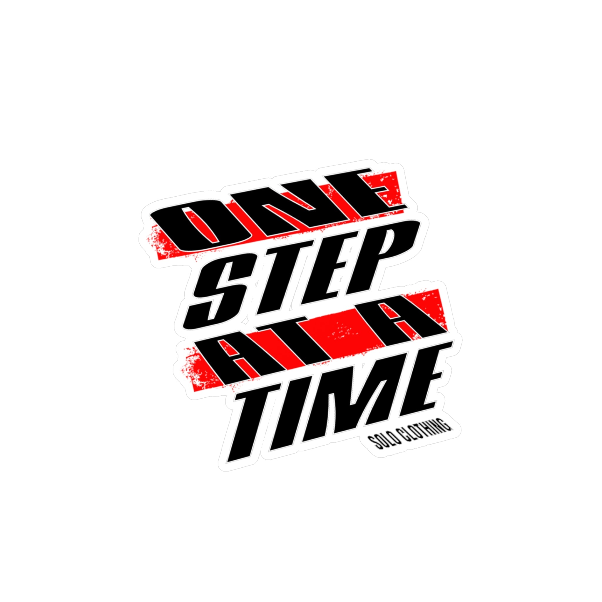 one step at a time Sticker