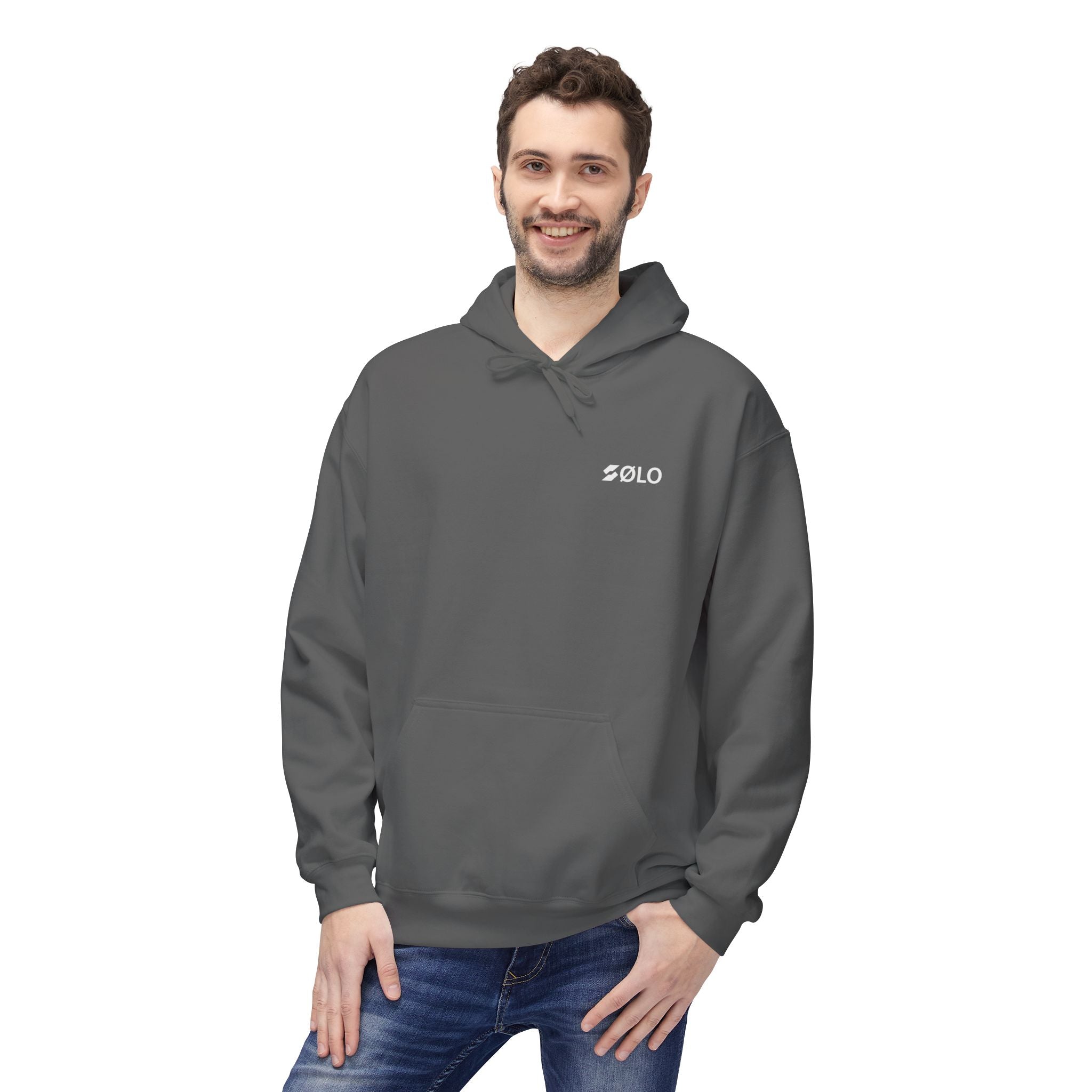 Hoodie — "Scared Money Don't Make Money" Minimalist Cash-Quote Pullover