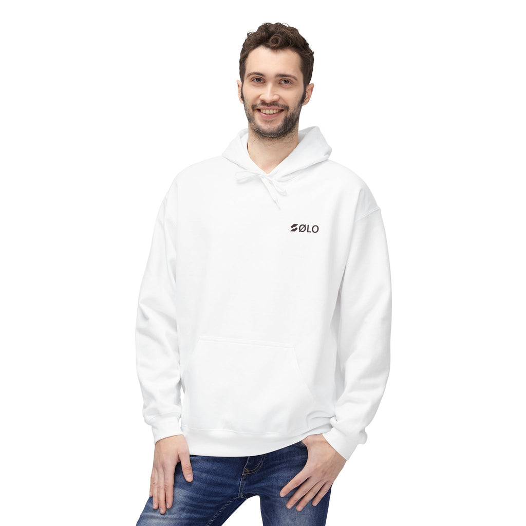 Hoodie — "Scared Money Don't Make Money" Minimalist Cash-Quote Pullover