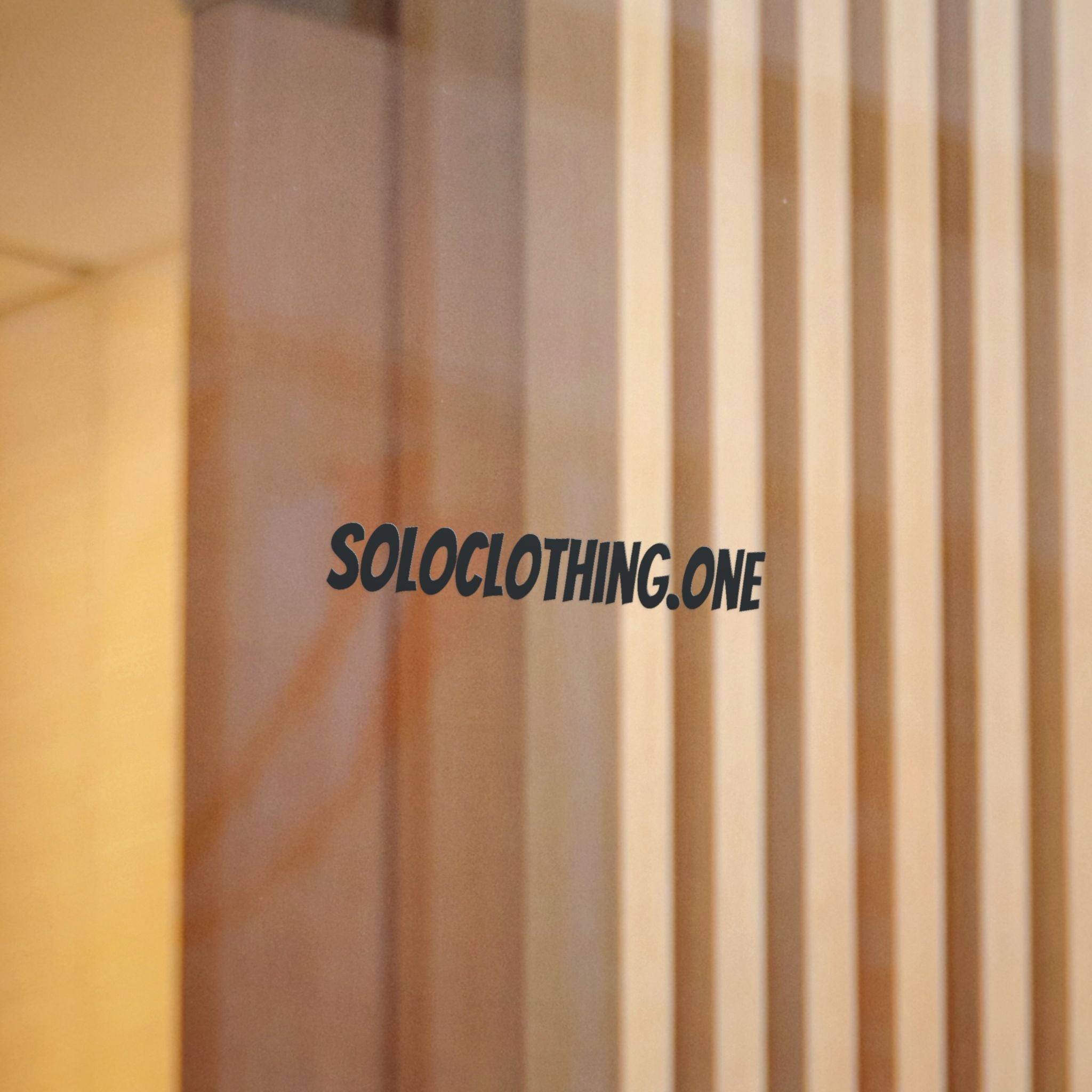 Soloclothing.one  Die-Cut Sticker