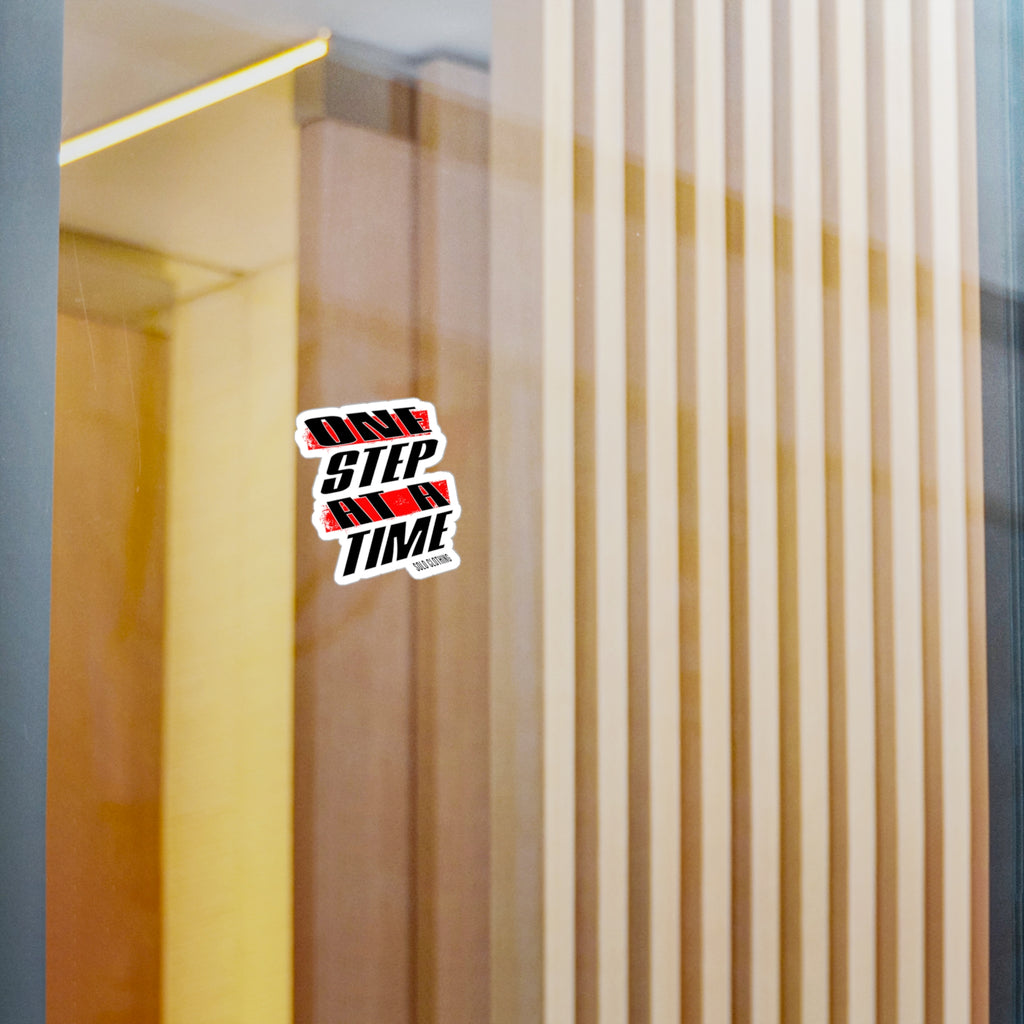 one step at a time Sticker
