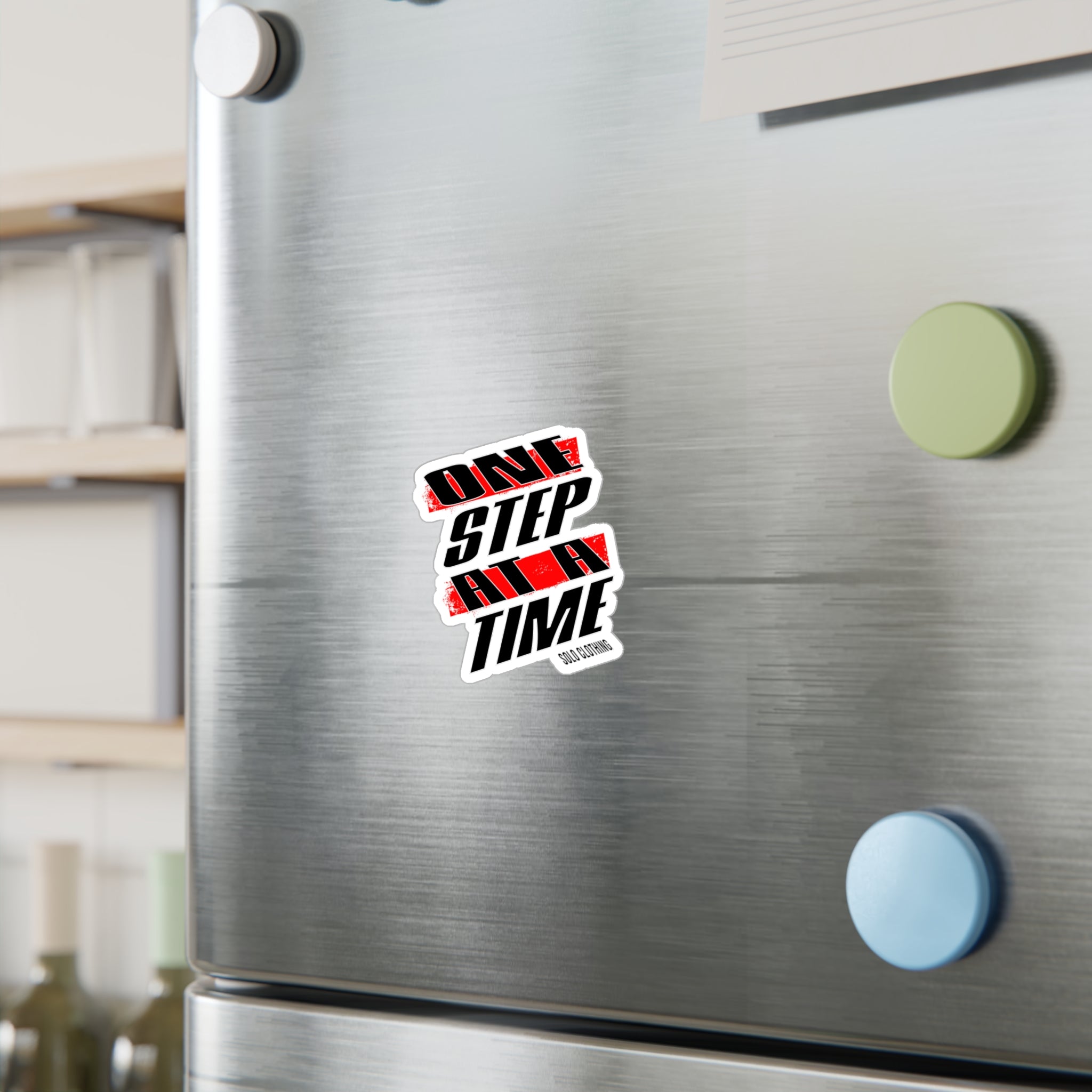 one step at a time Sticker