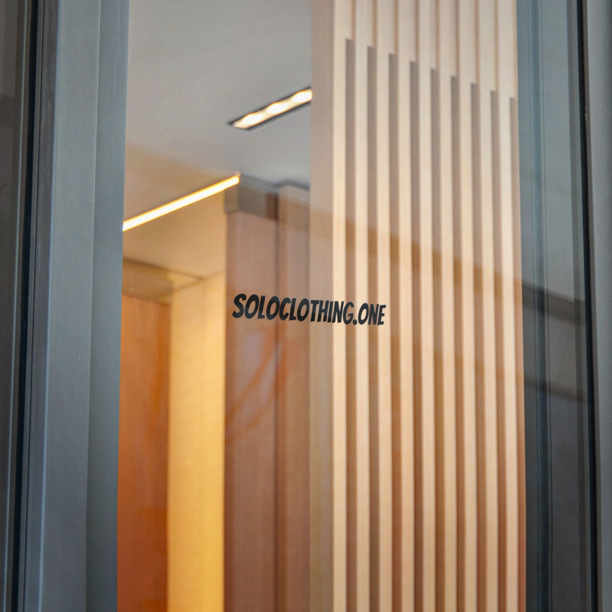 Soloclothing.one  Die-Cut Sticker