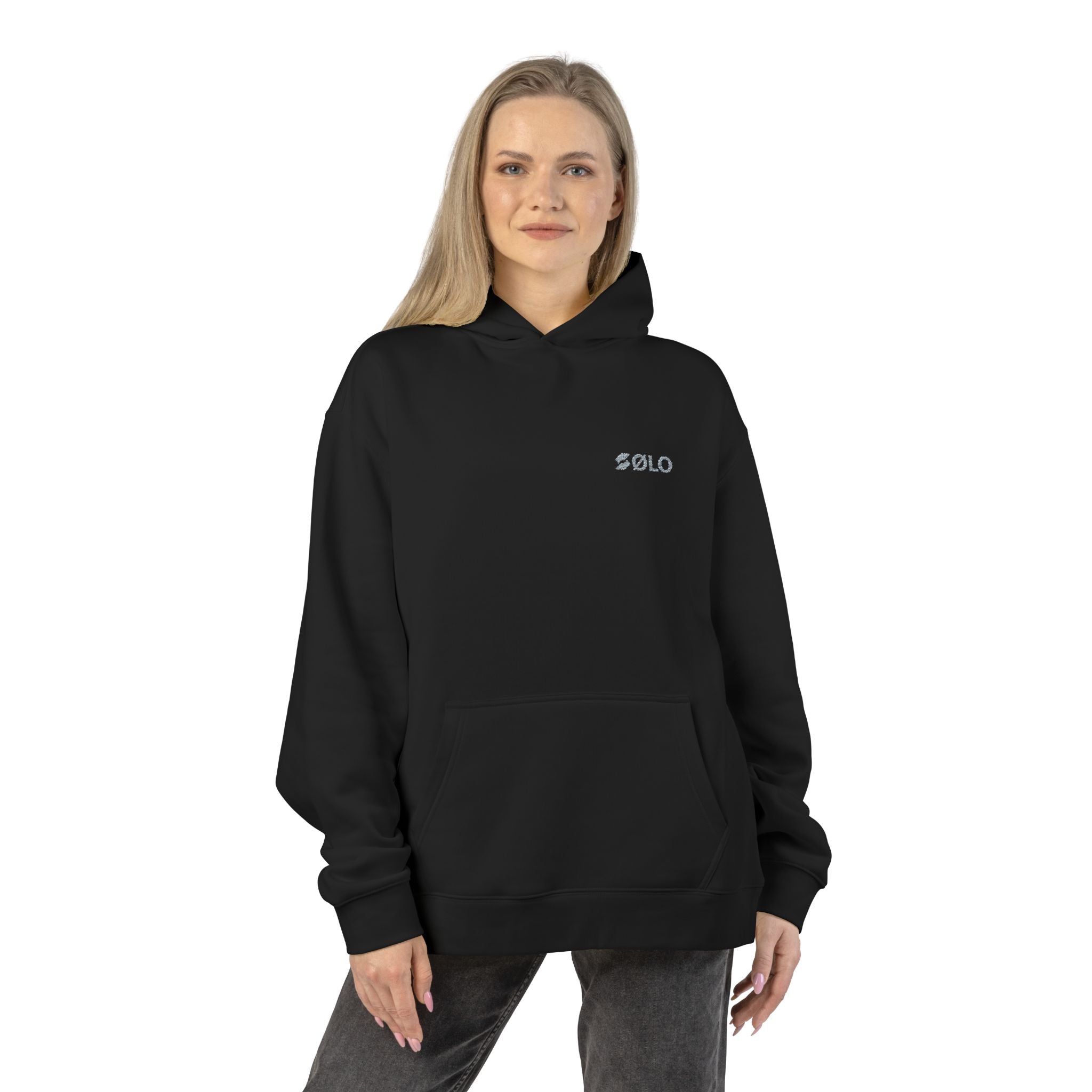Solo minimal | Small Chest Text Sweatshirt