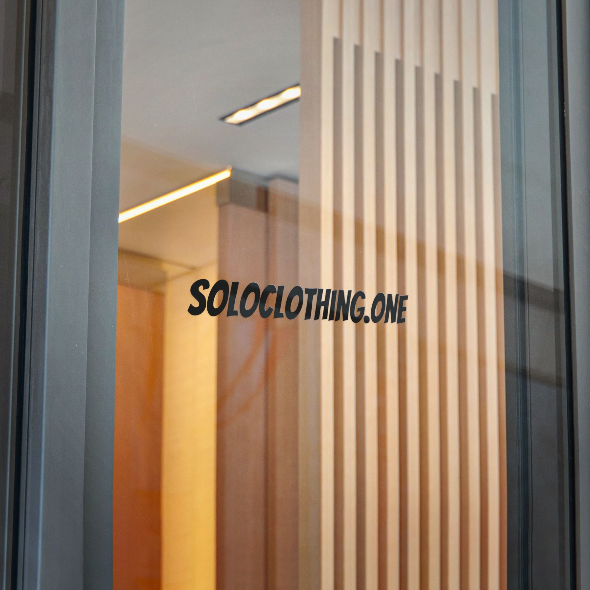 Soloclothing.one  Die-Cut Sticker