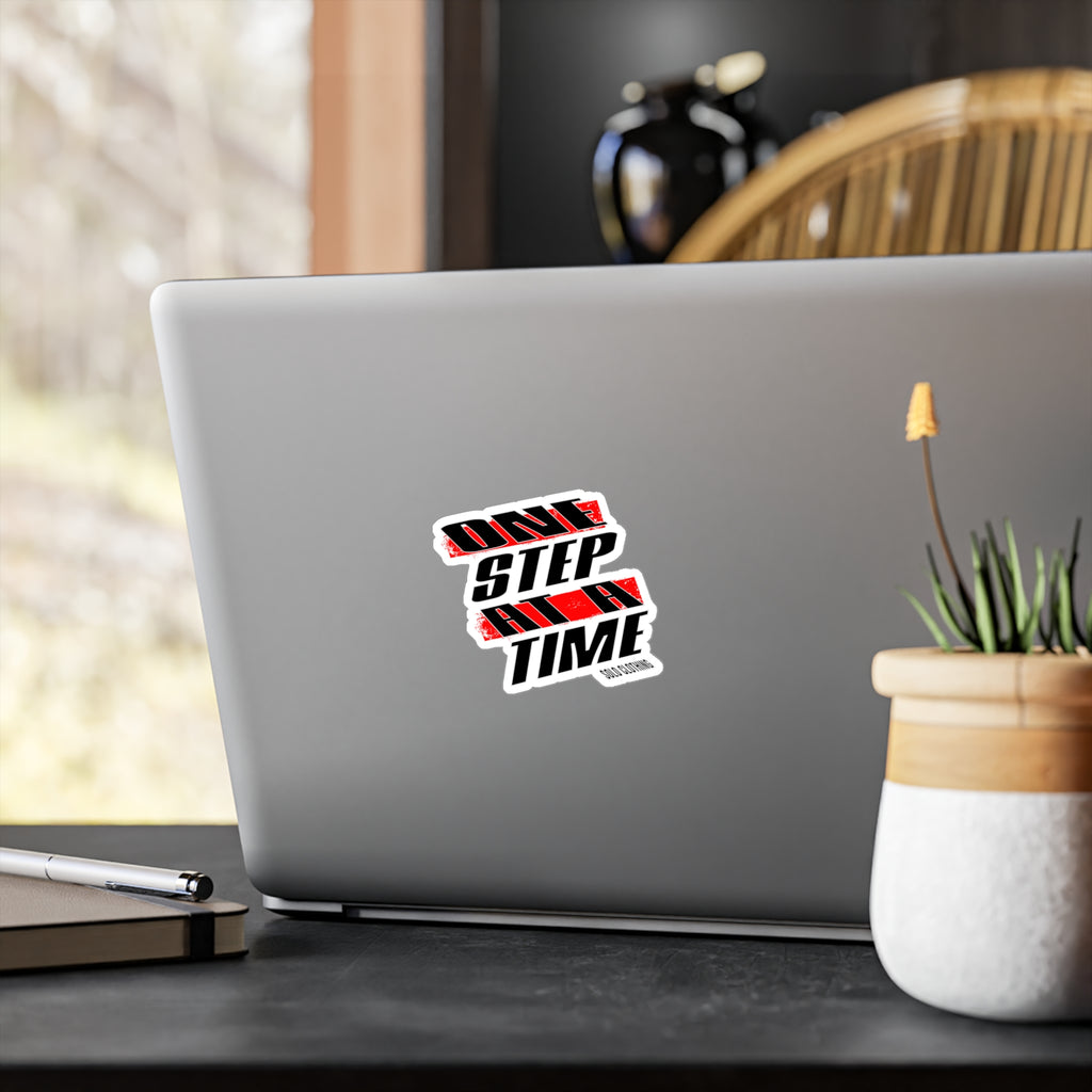 one step at a time Sticker