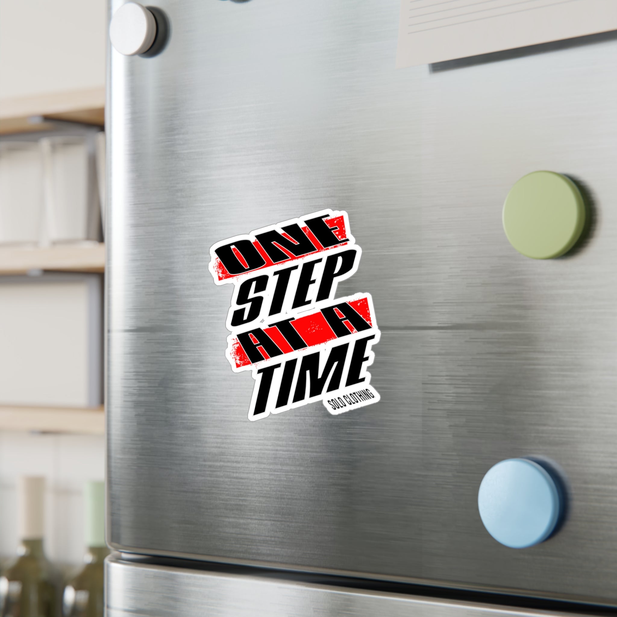 one step at a time Sticker