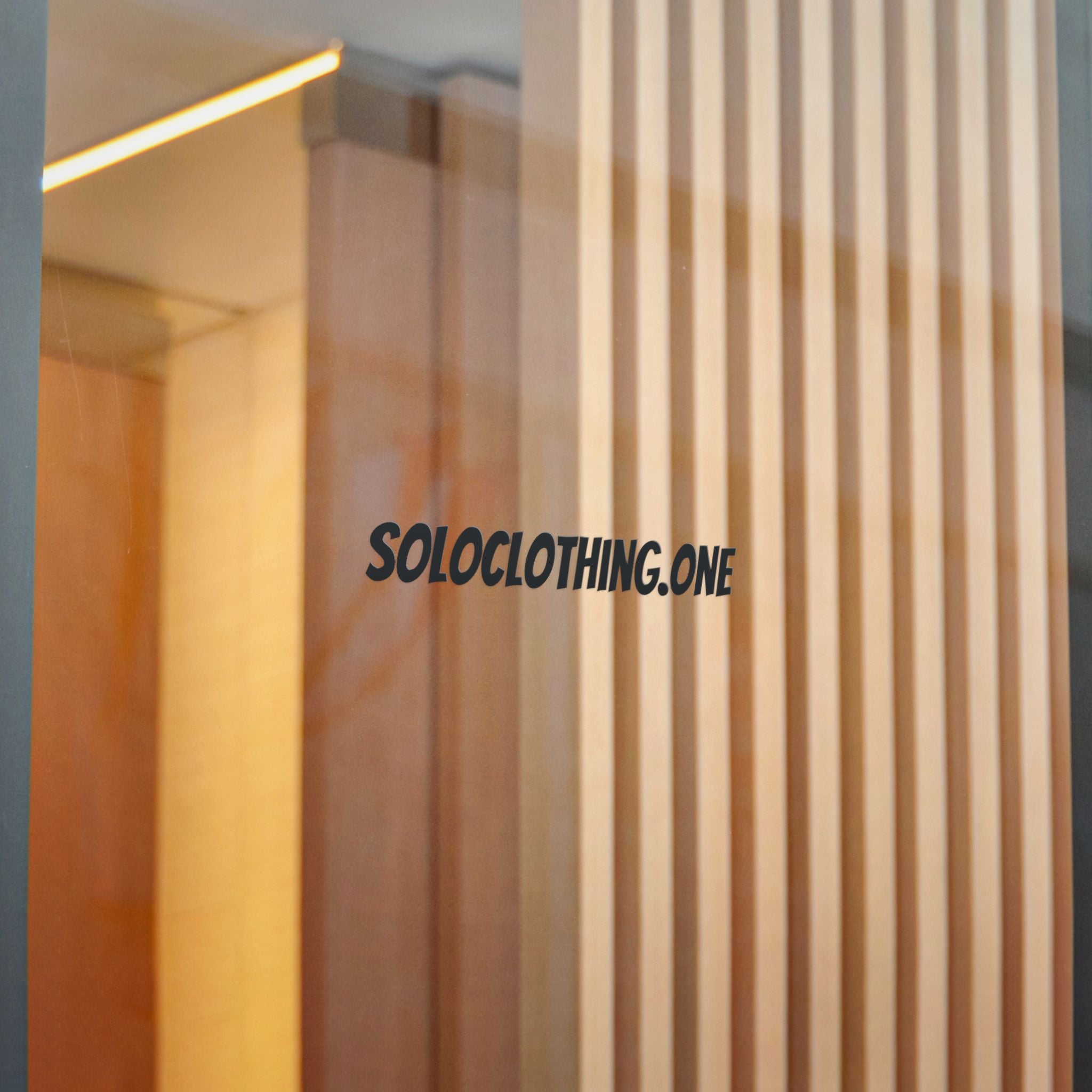 Soloclothing.one  Die-Cut Sticker