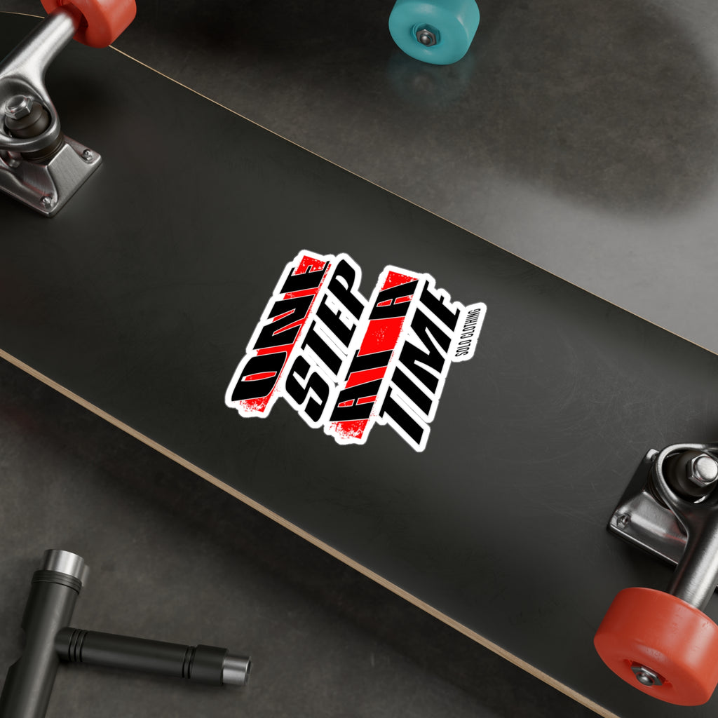 one step at a time Sticker