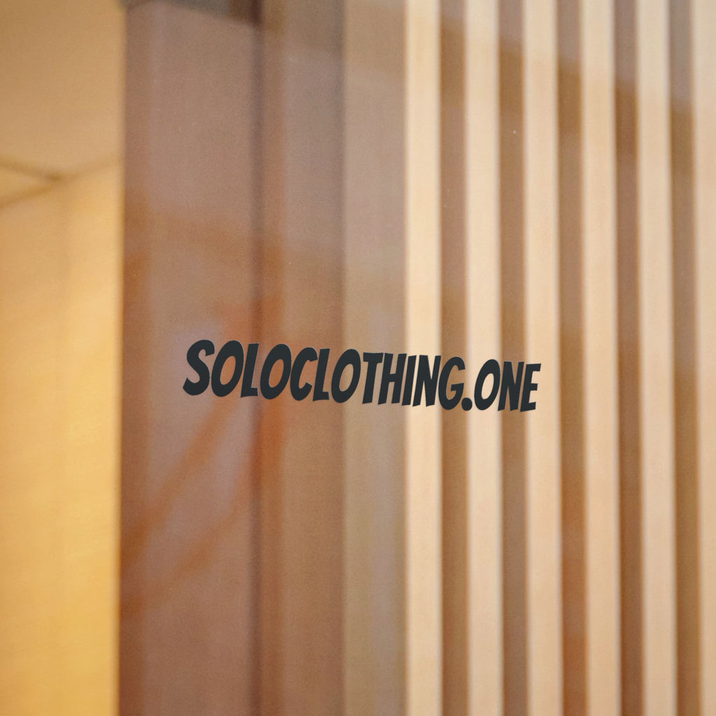 Soloclothing.one  Die-Cut Sticker